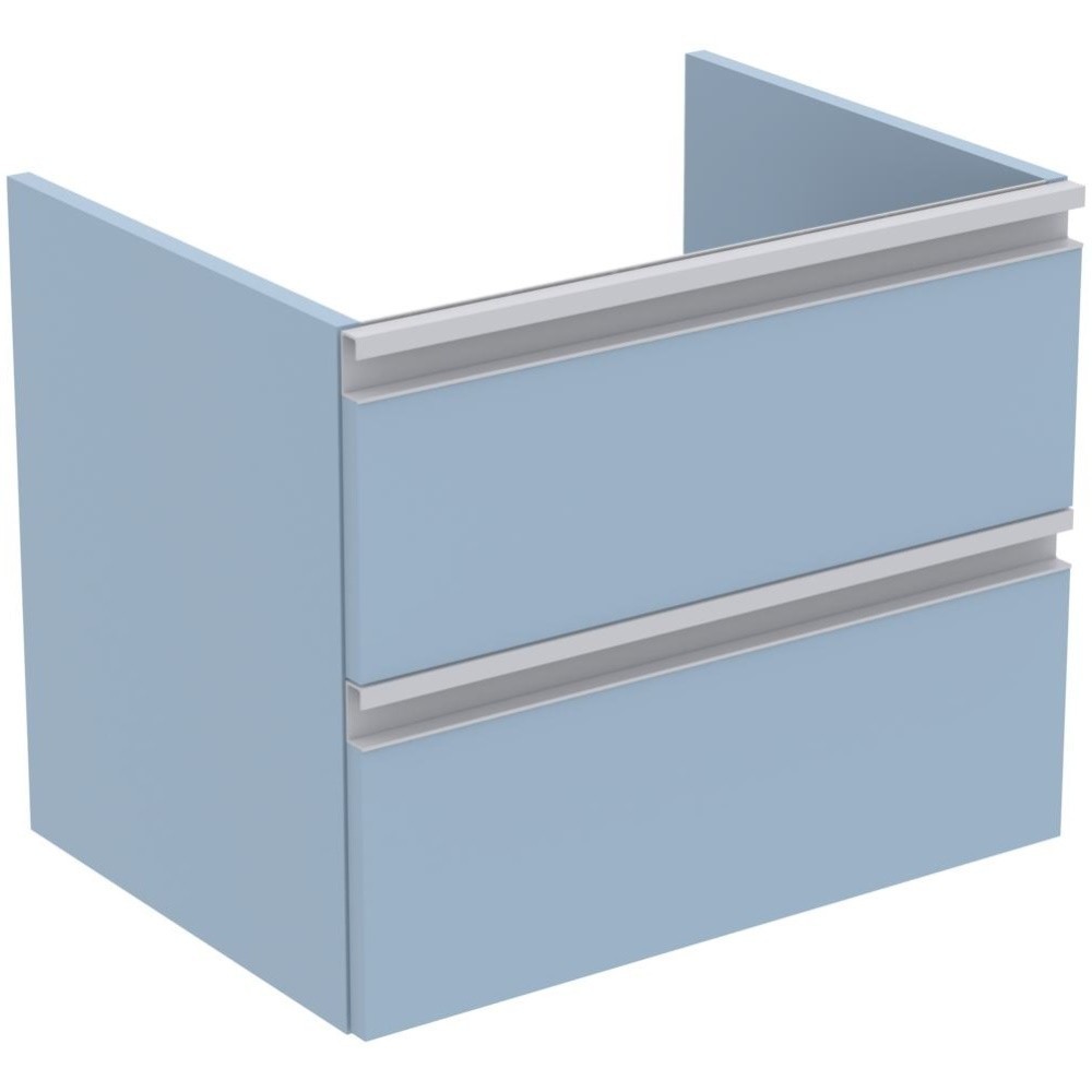 MOBILIER TESI SUSPENDAT 80 CM, 2 SERTARE,  ALBASTRU DESCHIS MAT